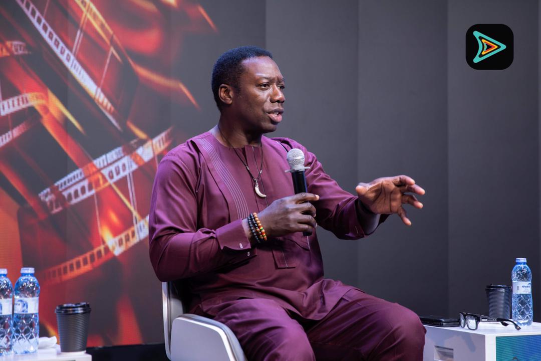 Hakeem Kae-Kazim at film press launch, Kampala